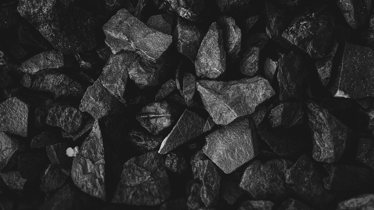 Coal, close up